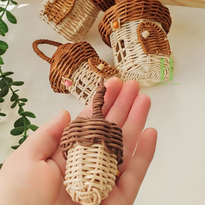 Armoire pour enfants en rotin personnalisée, armoire pour enfants en rotin faite à la main, tiroirs en rotin naturel de l'usine HNH Craft - Product Image 6