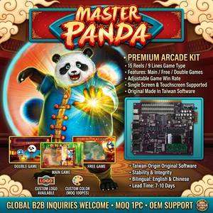 Plateau de jeu vidéo multi-lignes Panda Master Amusement pour bornes de jeu européennes, directement de l'usine - Product Image 1
