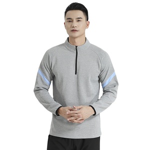 Men's Slim Fit <b>Long</b> <b>Sleeve</b> <b>Compression</b> <b>Shirt</b> High Collar Quick Dry Solid Olive Sporty Knitted Polyester - Product Image 3