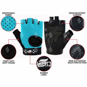 Gants de sport demi-doigts durables en gros pour l'entraînement physique, adhérence antidérapante, matière respirante et soutien flexible - Product Image 6
