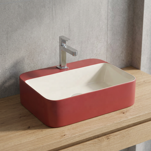 Vistaar Modern Square Slim Edge Ceramic Counter Top Hand Wash Basin Luxury Bathroom Vessel Sink Factory India Export - Product Image 4