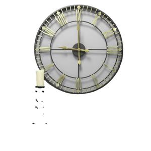 Nouveau design moderne, horloge murale en métal de luxe de qualité supérieure, décoration, horloge murale en métal Meilleurs dans la catégorie miroir 3d au design moderne - Product Image 1