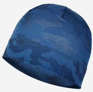 Unisex Black Camouflage <b>Beanie</b> Breathable <b>Waterproof</b> Polyester Outdoor Hat 56-58CM Casual Adult Winter Cap - Product Image 3