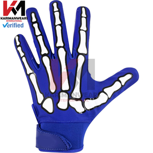 ถุงมืออเมริกันฟุตบอลแบบกำหนดเอง ยี่ห้อของลูกค้า ผลิตตามสั่ง (OEM) รับผลิตภายใต้แบรนด์ของลูกค้า ขายส่งสำหรับร้านค้าปลีก - Product Image 2