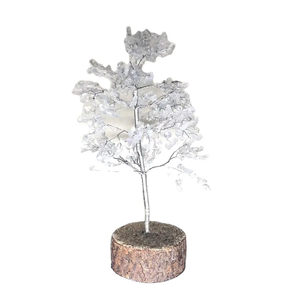 Получите красивое дерево с белыми кристаллами агата 500 бусинами по лучшей цене