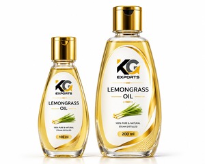 Huile Essentielle de Citronnelle du Tamil Nadu 100% Pure et Naturelle de Qualité Supérieure, Distillée à la Vapeur, pour Aromathérapie et Soin du Visage, par Kodai Global Export - Product Image 1