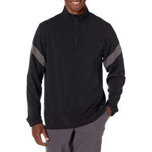 Veste de sport personnalisée légère en tissu tissé à manches longues et col montant, avec logo frontal, anti-bactérienne, pour hommes - Product Image 6