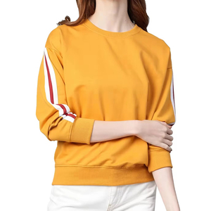 Sweat-shirt en polaire pour femme, respirant, en coton, à séchage rapide, imprimé, décontracté, à manches longues, col rond - Product Image 1