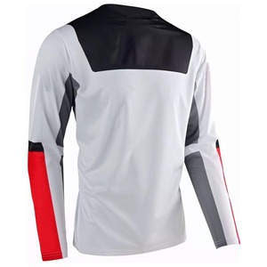 Maillot de motocross personnalisé à manches longues, respirant, pour équipe de course moto, séchage rapide, vêtements de sport professionnels - Product Image 1