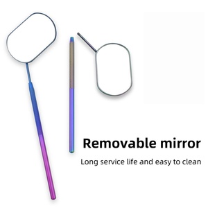 Herramienta de maquillaje profesional para comprobar la colocación de las pestañas postizas, espejo portátil para pestañas al por mayor. - Product Image 3
