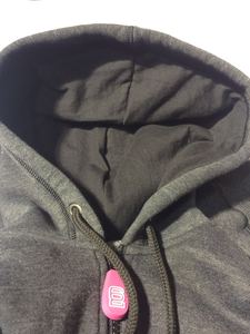 Sweat à capuche zippé en coton épais pour femmes, effet délavé et vieilli, sweats à capuche pour hommes - Product Image 5