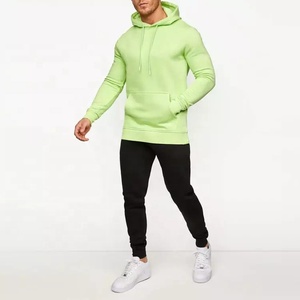 Sudaderas con Capucha y Bolsillo Frontal con Cremallera para Hombre, con Logotipo Personalizado al por Mayor, 100% Algodón, Sudaderas de Gimnasio, Estilo Hip Hop, Invierno - Product Image 3