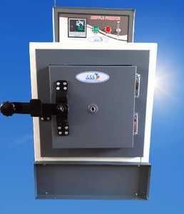 Horno de mufla SSS 1200C con control digital de temperatura, cámara de calentamiento para laboratorio, para pruebas de laboratorio. - Product Image 1