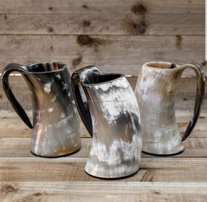 Cuerno para beber de ágata Natural 100% hecho a mano, cuerno de cerveza Medieval vikingo económico pulido a la venta - Product Image 2