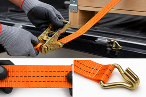 Correa de Trinquete Resistente a la Abrasión, Poliéster de 38 mm y 2000 kg para Sujeción de Carga en Camiones, Impresión Personalizada, Suministro de Fábrica OEM ODM - Product Image 2