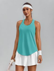 Débardeur sans manches tendance pour femme, en tricot côtelé doux et extensible, confortable, pour l'été, décontracté, séchage rapide, respirant, écologique - Product Image 1