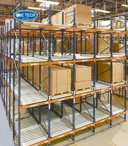 Vietnam Industrial Carton Flow <b>Racking</b> Cold Rolled Steel Frame Smooth Gravity Roller Track FIFO for Automotive Parts Storage - Product Image 5