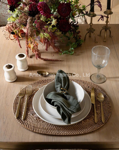 High Quality Rattan Placemat Handmade Woven Dining <b>Table</b> <b>Mat</b> for Kitchen Restaurant Home Decor OEM Supplier - Product Image 2