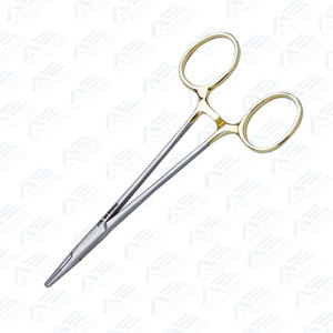 Pinzas de metal Pinzas manuales Mandíbulas dentadas rectas Portaagujas Tc Halsey Premium Instrumento quirúrgico Acero inoxidable - Product Image 2