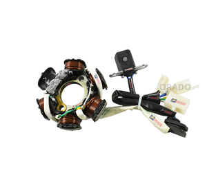 Conjunto de placa de bobina de estator LML Freedom Prima Toper, calidad de exportación para repuestos de motocicletas en India, Orado - Product Image 1