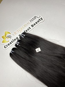 Venta al por mayor 100% Extensiones de cabello Remy vietnamita sin procesar Paquetes de cabello liso natural en la trama de la piel - Product Image 2