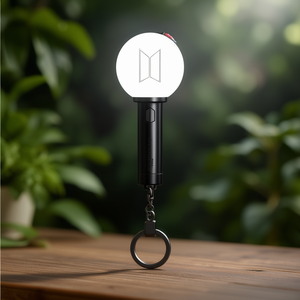 พวงกุญแจแท่งไฟอย่างเป็นทางการของ BTS อุปกรณ์เสริมเสียงและวิดีโอแบบพกพา SE-bts - Product Image 3