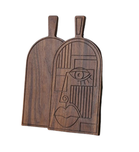 Planche à découper rectangulaire en acacia, style le plus récent, pour chefs, restaurants, cuisines et services de traiteur - Product Image 2