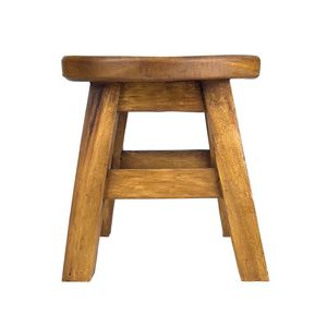 Taburete de madera resistente construido con patas de madera gruesas para mayor estabilidad, resistencia y una experiencia de asiento confiable. - Product Image 4