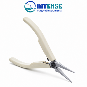 Alicates Profesionales de Punta Fina para Joyería, de Acero Inoxidable, Herramienta de Precisión para Doblar Alambre con Mango Ergonómico - Product Image 1