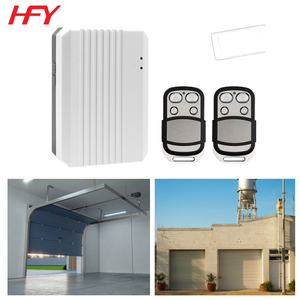 Télécommande de porte de garage 433,92 MHz avec 2 boutons, portée 100 m, code roulant, émetteur RF pour portes automatiques, en ABS et métal - Product Image 4