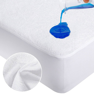 Premium <b>Bed</b> Mat Terry Mattress Protector Knitted Waterproof Layer Breathable Fabric Eco-Friendly Luxury Design Long-Lasting - Product Image 4