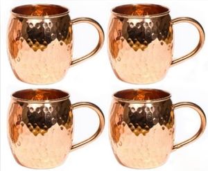 Mug à Moscow Mule en cuivre, tasse à bière, design classique vintage, minimaliste, écologique, emballage cadeau, cadeau d'affaires - Product Image 3