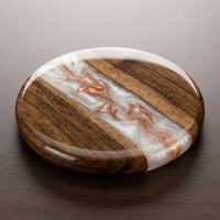 Meilleures ventes 2026 : Sous-verres faits main en bois et résine pour tasses et mugs, idéaux pour la cuisine, la table à manger et les tables à café et à thé