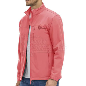 Veste softshell respirante à capuche pour homme, chaude pour l'hiver, avec logo frontal, coupe-vent, imperméable, personnalisable, haute qualité, prix compétitif - Product Image 3