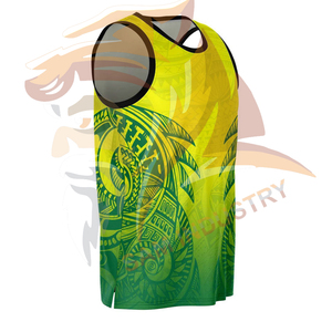 Low MOQ Custom Team Name Sleeveless Basketball Jersey 100% Polyester Soft Fabric Sublimation Basketball Jersey - Product Image 4