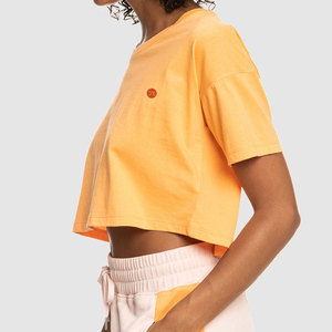 Top corto para mujer, suave y elástico, camisa informal para el día a día, diseño elegante para el verano y el fin de semana - Product Image 3