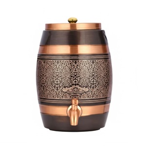 Copper <b>Water</b> Storage Dispenser <b>5L</b> with Faucet Beverage Dispenser Copper Drink Container for Catering Hotel Wholesale - Product Image 3