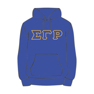 Sudadera con Capucha Azul Sigma Gamma Rho, Mezcla de Algodón Premium, Ropa de la Hermandad Griega SGRho, Bordado Personalizado Divine Nine HBCU - Product Image 2