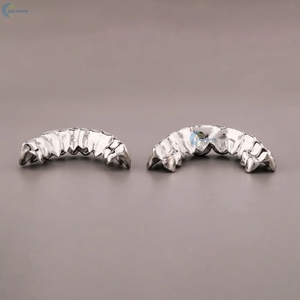 Dientes de Oro Blanco de 10K con Diamantes Cultivados en Laboratorio VVS1, Corte Baguette, Estilo Hip Hop, Joyería Personalizada, Venta al por Mayor - Product Image 3