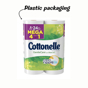 Emballage plastique durable à fond carré OEM ODM pour papier toilette avec impression en héliogravure, produits ménagers fabriqués en PE, fabricant - Product Image 1