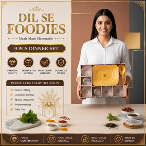 Juego de Té de Lujo de 9 Piezas en Caja de Regalo con Cerámica y Plástico Serigrafiados para Uso Diario, Festivo, Corporativo y de Inauguración de Casa - Product Image 4