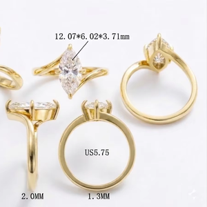แหวนเพชร Jay Balaji Diamonds สำหรับผู้หญิง 1.5 กะรัต ชุบทอง 9K ดีไซน์คลาสสิคแบบ Eternity Band ประดับเพชรแบบ Prong Set สี D ความใส VVS2 พร้อมใบรับรอง - Product Image 1