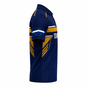 เสื้อคริกเก็ตสั่งทำพิเศษสำหรับพิมพ์ชื่อทีมและหมายเลขผู้เล่น ผลิตจากโพลีเอสเตอร์ 100% ระบายเหงื่อได้ดี แห้งเร็ว เหมาะสำหรับทุกฤดูกาล - Product Image 2