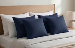 Housse de coussin en coton noir uni de designer, de haute qualité, douce, décorative, coussin de luxe pour canapé, salon, décoration intérieure - Product Image 4