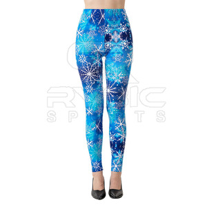 Leggings extensibles à quatre sens pour femmes, impression numérique, fitness, course à pied, yoga, vêtements de sport haut de gamme - Product Image 5