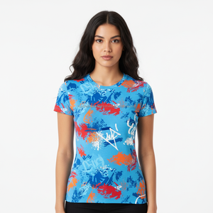 All Over Print 180gsm 100% Cotton TShirt Custom Full Sublimation Style <b>Graphic</b> <b>Tee</b> Men Plain Blank Tshirt Manufacturer Wholesale - Product Image 2