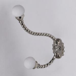 Gancho de Pared de Cerámica Blanca Sólida, Gancho Decorativo Resistente para Colgar Toallas, Ropa, para Decoración del Hogar, Baño, Cocina HK-296 - Product Image 1