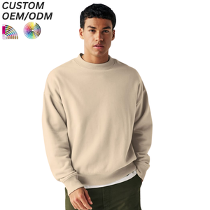 Sweat-shirt en polaire pour homme, pull décontracté, chaud, écologique, logo brodé personnalisé, support OEM ODM pour les marques de vêtements en gros - Product Image 5