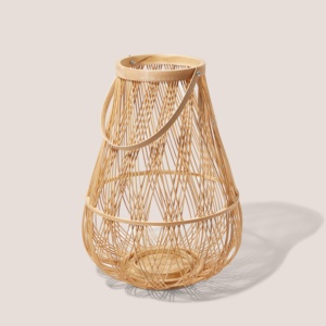 Trending design rattan <b>tealight</b> <b>lanterns</b> good quality natural <b>lantern</b> lights candle holder display - Product Image 3