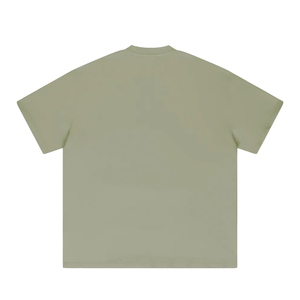 เสื้อยืดคอกลมสีเขียวล้วนสำหรับผู้หญิง แขนสั้น ทรงหลวม ผ้าฝ้ายเจอร์ซีย์ ระบายอากาศได้ดี สวมใส่สบายทุกฤดูกาล รุ่นปี 2026 - Product Image 4